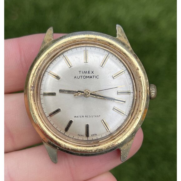 Vintage TIMEX Automatic Men's Wristwatch 46060 10778 Running - Picture 3 of 9